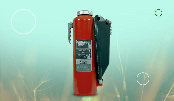 Cartridge Operated Dry Chemical Fire Extinguisher Use